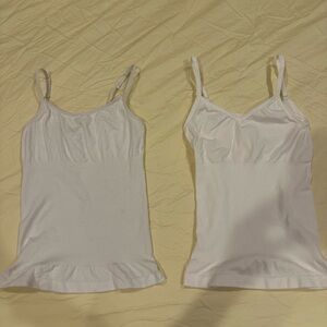 Tummy control White Camisole Duo